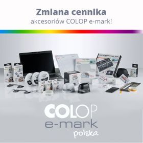 Zmiana cennika akcesoriów COLOP e-mark